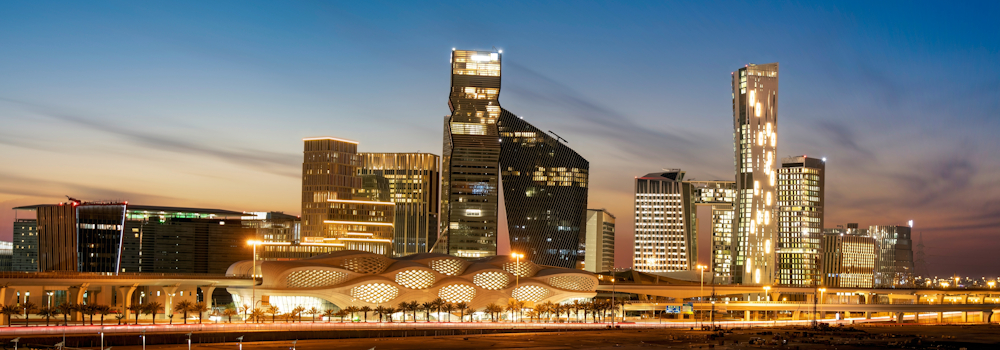 Riyadh city centre by Q World, via Shutterstock
