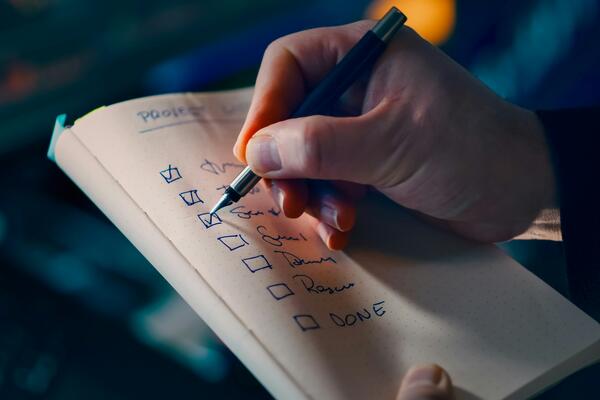 Checklist by Jakub Żerdzicki on Unsplash